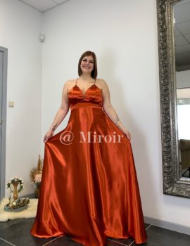 Robe de soirée en satin 2188QS
