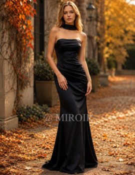Robe bustier avec écharpe 2547