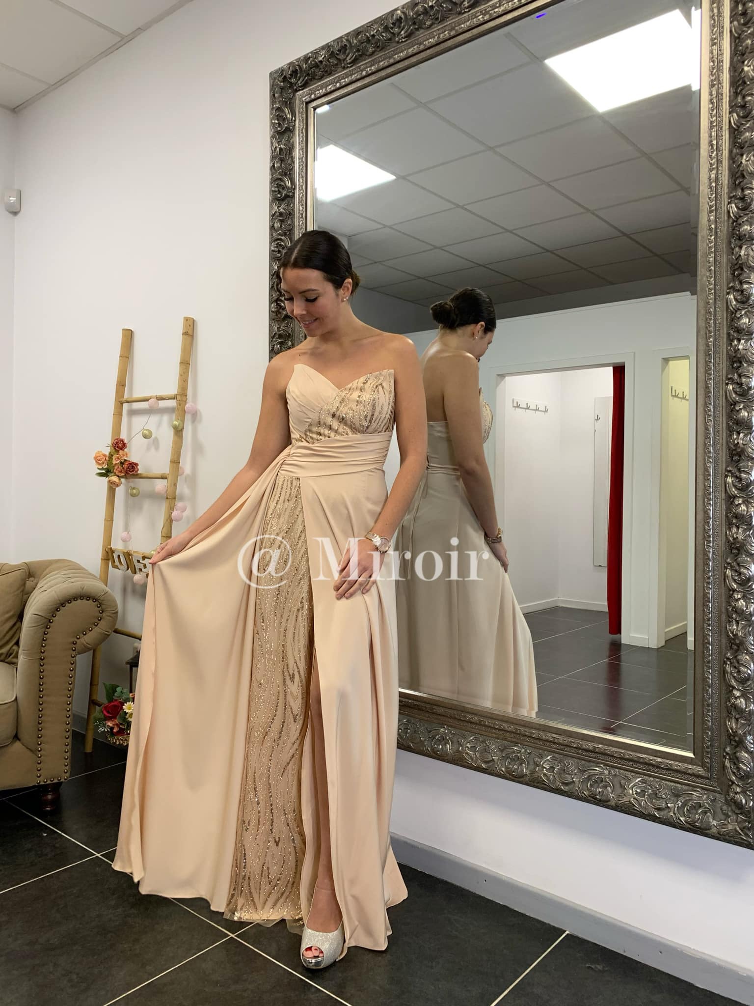 miroir robe de ceremonie