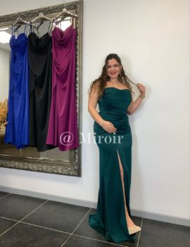 Robe bustier en satin 2481