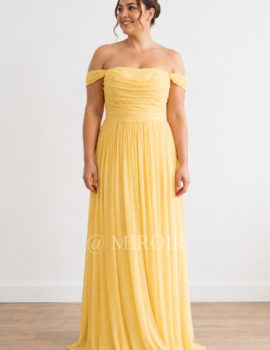 Robe de cérémonie col bateau 2533