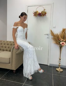 Robe sirène en dentelle 2460