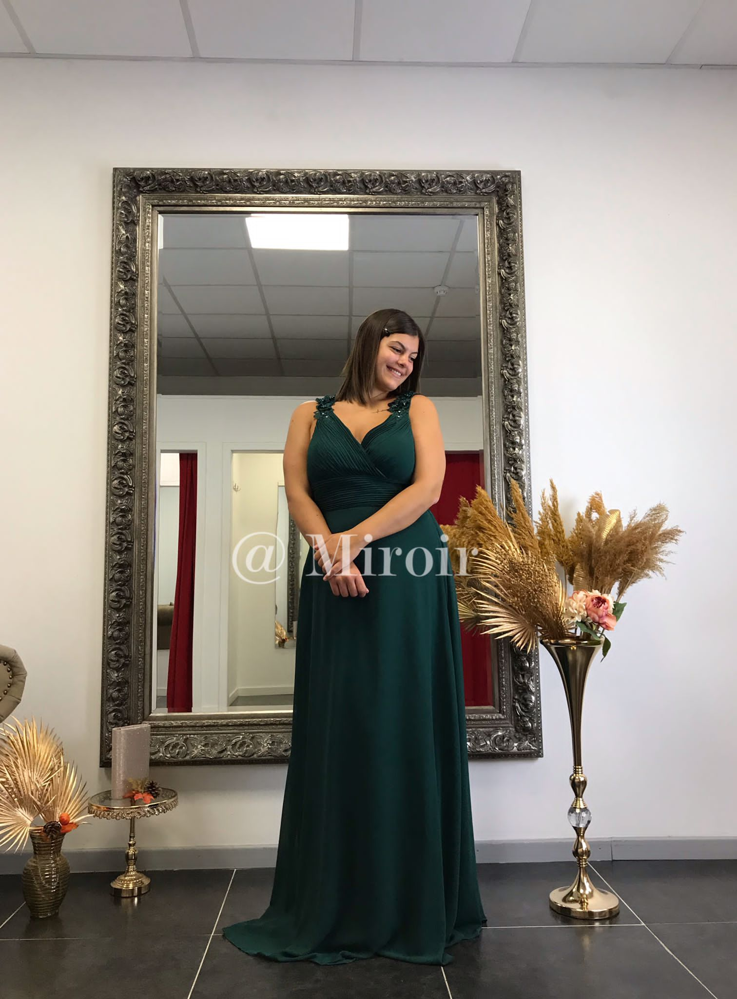 Miroir robe shop de ceremonie