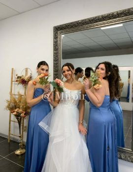 Robe bustier en satin 2500