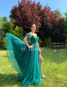 Robe bustier en tulle 9359