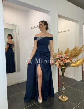 Robe de cérémonie col bateau 2513