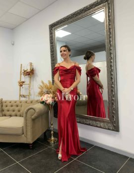 Robe de cérémonie col bateau 80816