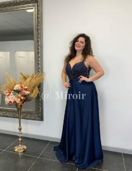 Robe de cérémonie en satin 2522QS