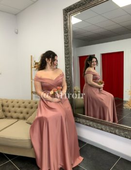 Robe de cérémonie col bateau 2149QS