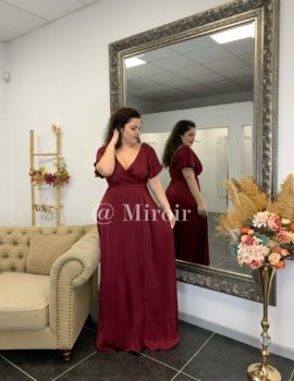 Robe de cérémonie en satin 1614QS