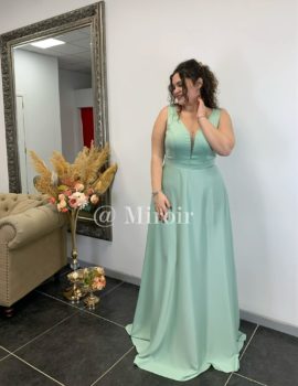 Robe de cérémonie en satin 2521QS