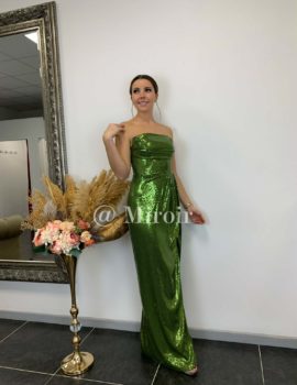 Robe bustier à sequins 2511