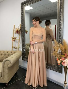 Robe bustier en satin 25221