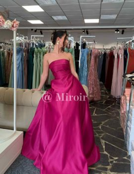 Robe de soirée en satin 2499